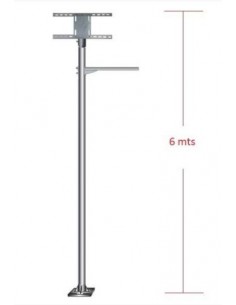 Luminaria Energia Solar Led 150w Full 6 mts 2