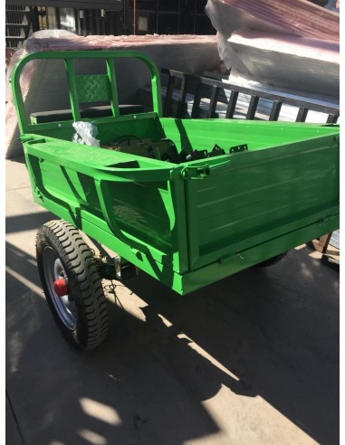 Carro Agrícola para Motocultivadores carga 450 Kgrs.