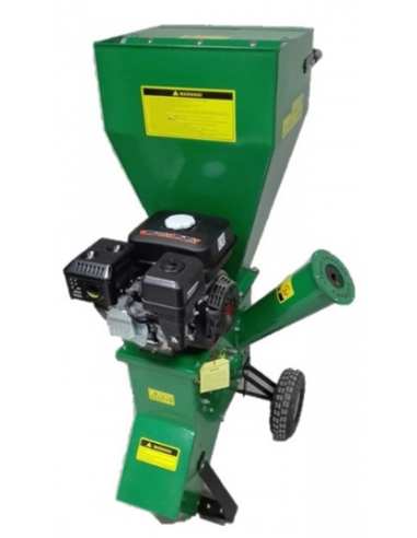Chipeadora 6,5 HP 196CC de ramas y troncos.