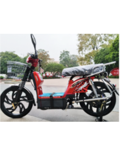 Bicicleta Eléctrica Color Rojo 60V 2