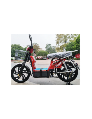 Bicicleta Eléctrica Color Rojo 60V