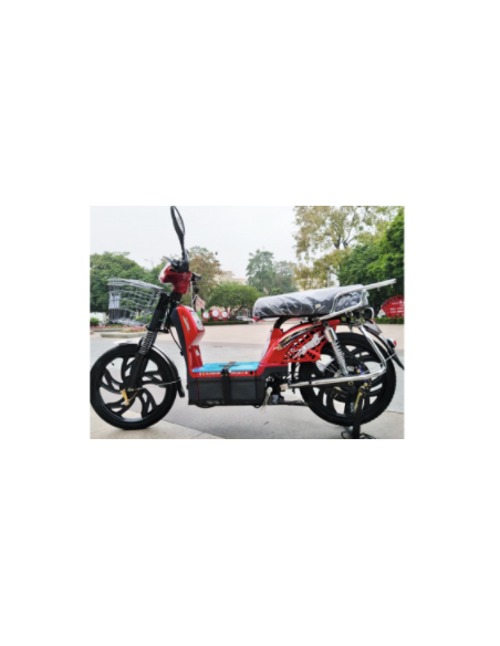 Bicicleta Eléctrica Color Rojo 60V