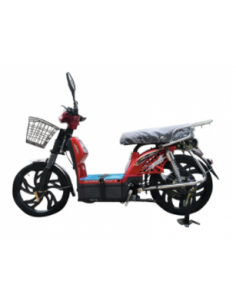 Bicicleta Eléctrica Color Negro/Rojo 60V