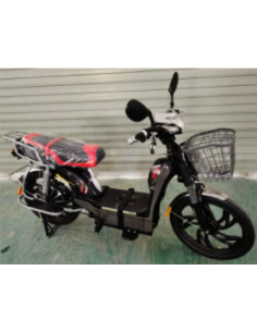 Bicicleta Eléctrica Color Negro/Rojo 60V 2
