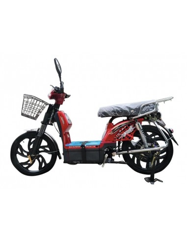 Bicicleta Eléctrica Color Rojo 60V