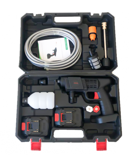 Pistola Hidrolavadora Inalámbrica de Alta Presión en su caja Pistola Hidrolavadora Inalámbrica de Alta Presión en su caja