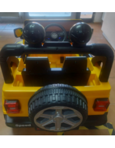 Jeep eléctrico para niños color amarillo 2
