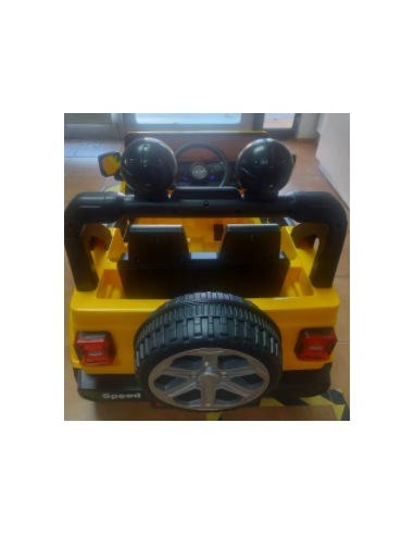 Jeep eléctrico para niños color amarillo