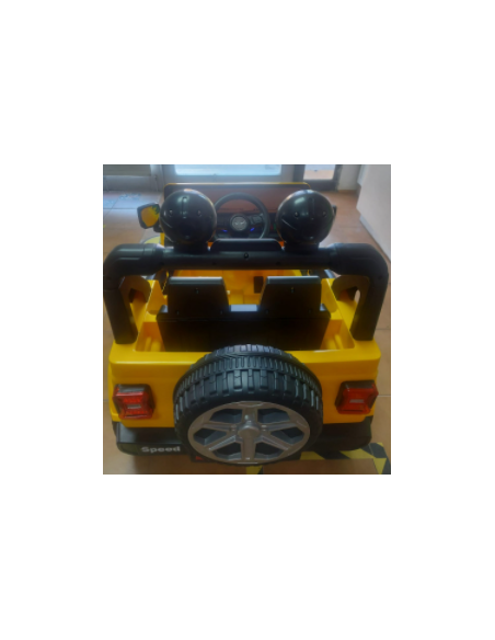 Jeep eléctrico para niños color amarillo