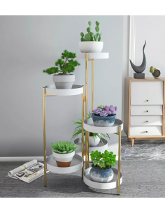 Soporte Deco para Macetas Grande Blanco